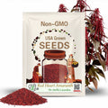 Red Heart Amaranth Seeds - Super Grain, Edible Leaves, Cut-and-Come-Again Green | 红心苋菜种子 - 长寿菜 超级谷物 营养爆表 割茬再生 | 200+ seeds