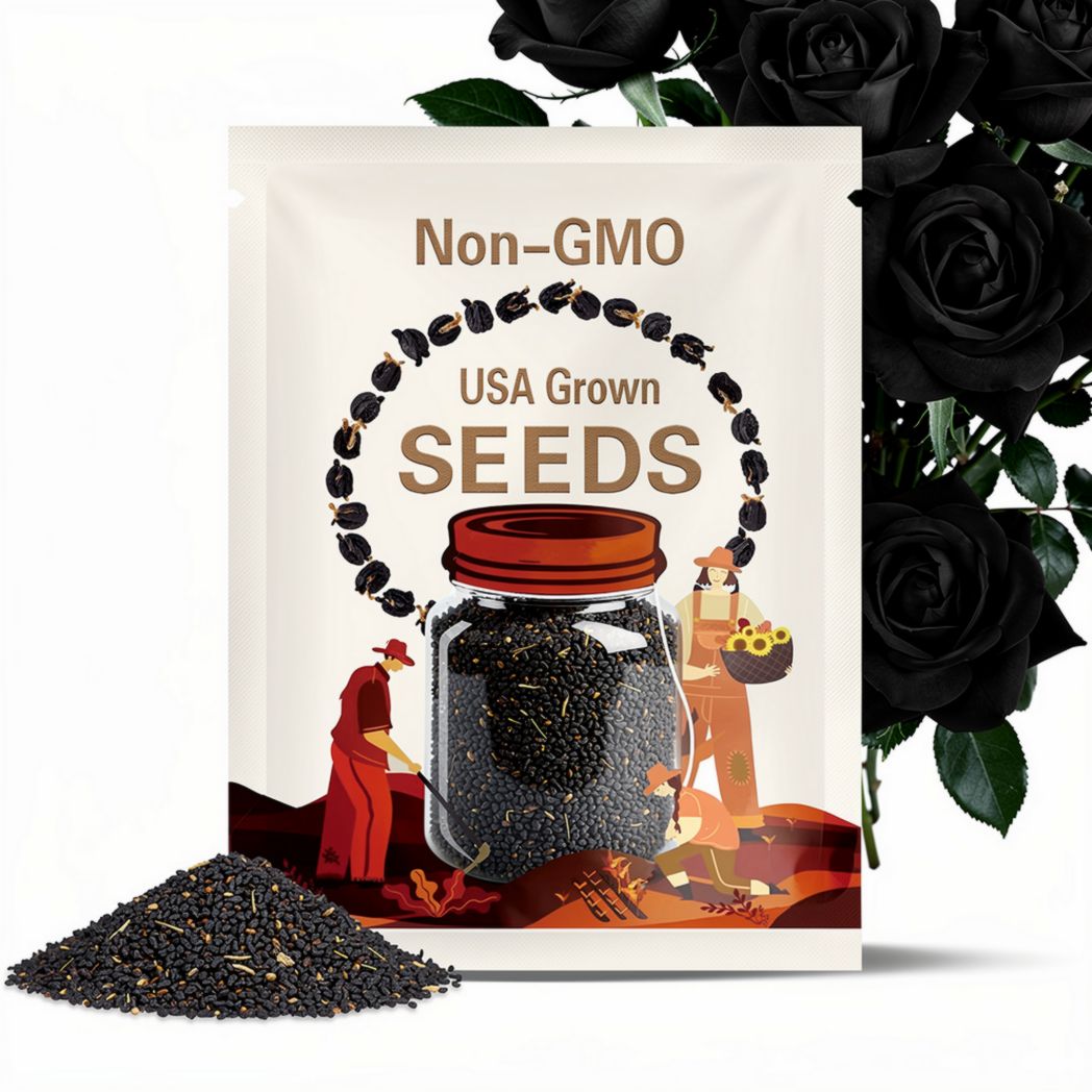 10 Black Rose Seeds: Rare Perennial Shrub for Cottage Garden