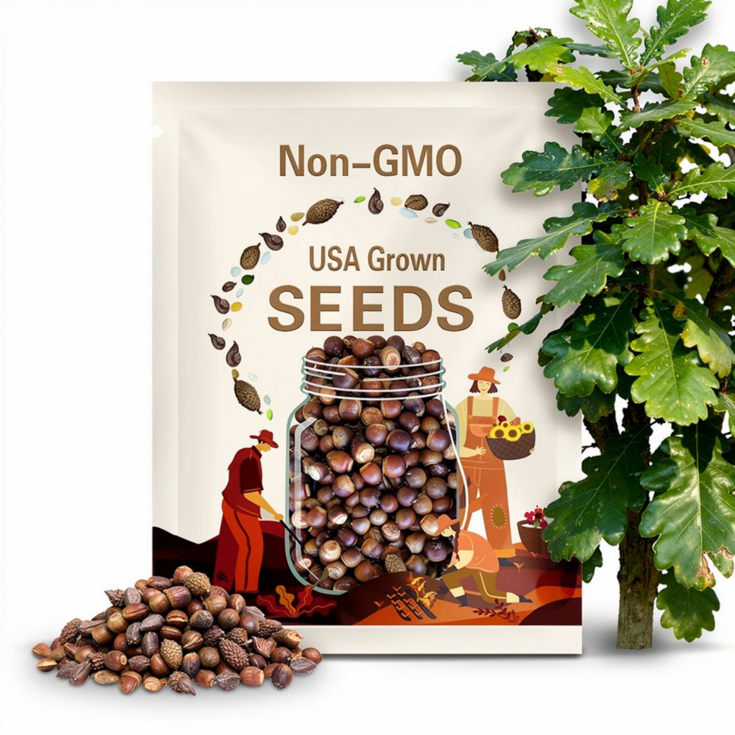 Sawtooth Oak Acorns: Tested Planting Seeds, Decor, Animal Feed