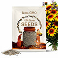 Gloriosa Daisy Seeds - Rudbeckia hirta, Bright Yellow-Red Flowers, Non-GMO Flower Seeds