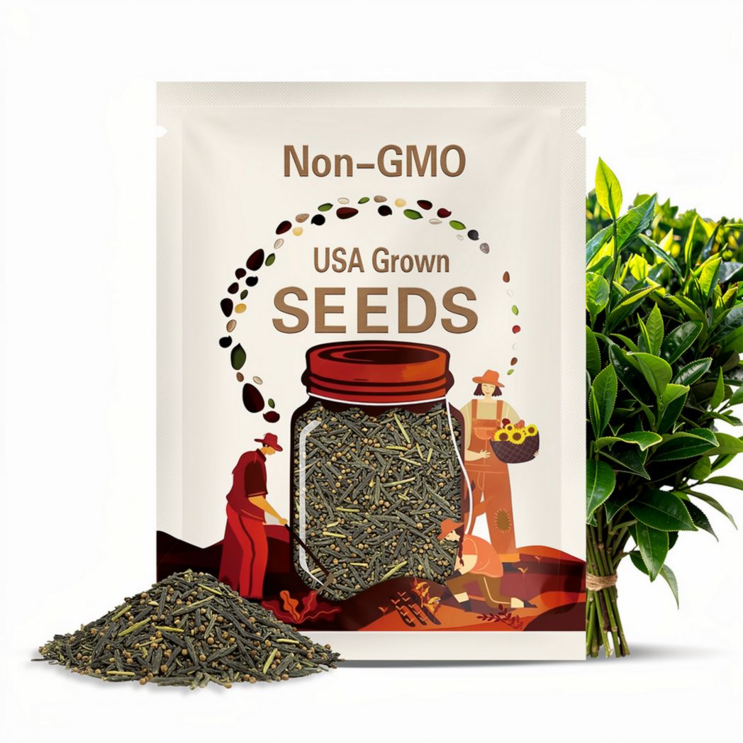 Tea Plant | 5 Seeds | Heirloom | Grows Green, Black, White & Oolong Teas | Perennial | Non GMO | Camellia sinensis