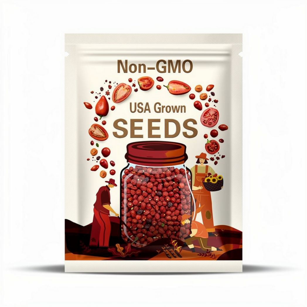 Tabasco Pepper Seeds - Organic, Heirloom, Open Pollinated, Non GMO - Grow Indoors, Outdoors, Pots, Grow Beds, Soil, Hydroponics & Aquaponics