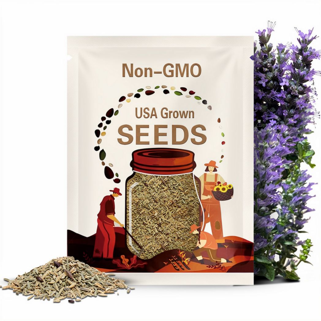 Lacy Phacelia Flower Seeds - Heirloom Seeds, Fiddleneck, Purple Tansy, Bee Forage, Pollinator Garden, Soil Regen, Cover Crop, Non-GMO