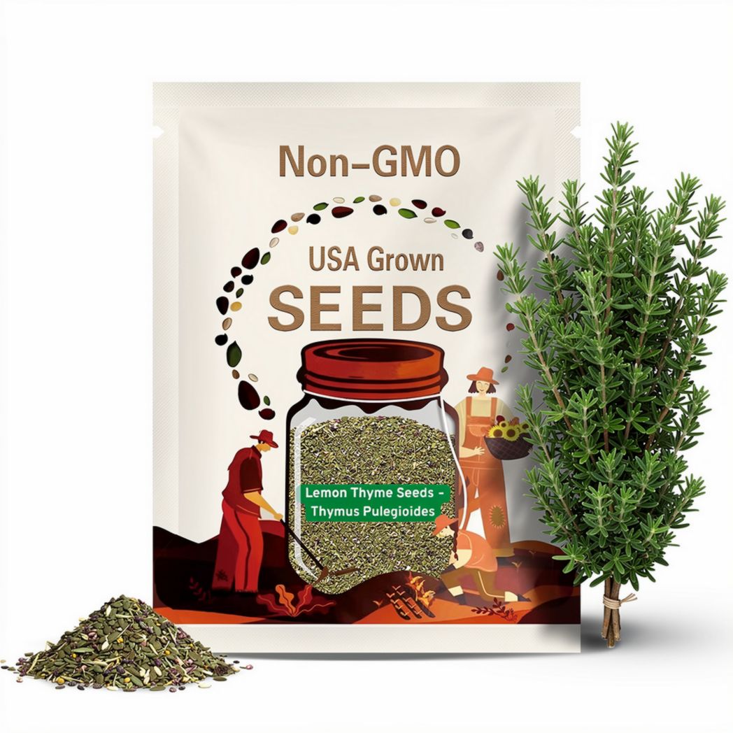 1000 Lemon Thyme Seeds – Thymus Pulegioides – Herb Plant – Culinary & Medicinal