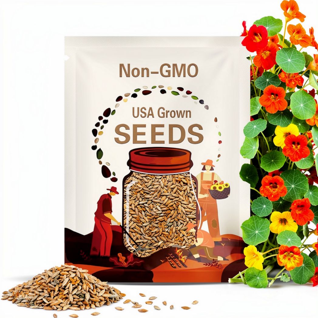Tall Climbing Nasturtium Seeds