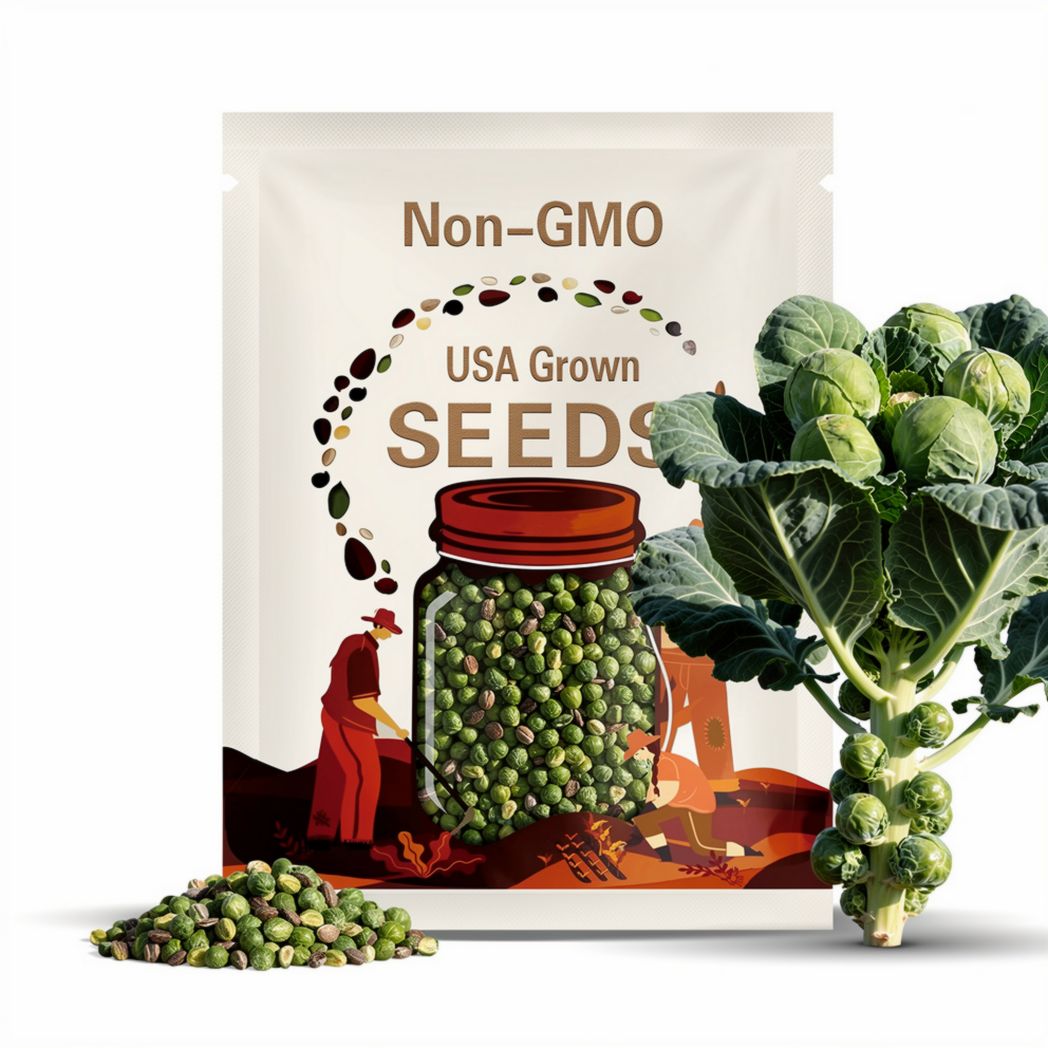 Brussels Sprouts Seeds, Garden Seeds, Vegetable seeds