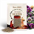 Classic!  Pansy Seeds - Perennial, Blue-Purple Variety, Viola Cornuta